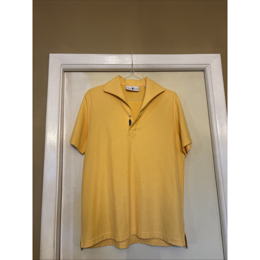 EUC MEN’S EDWARD ARMAH GOLF POLO SHIRT SIZE MEDIUM M YELLOW
